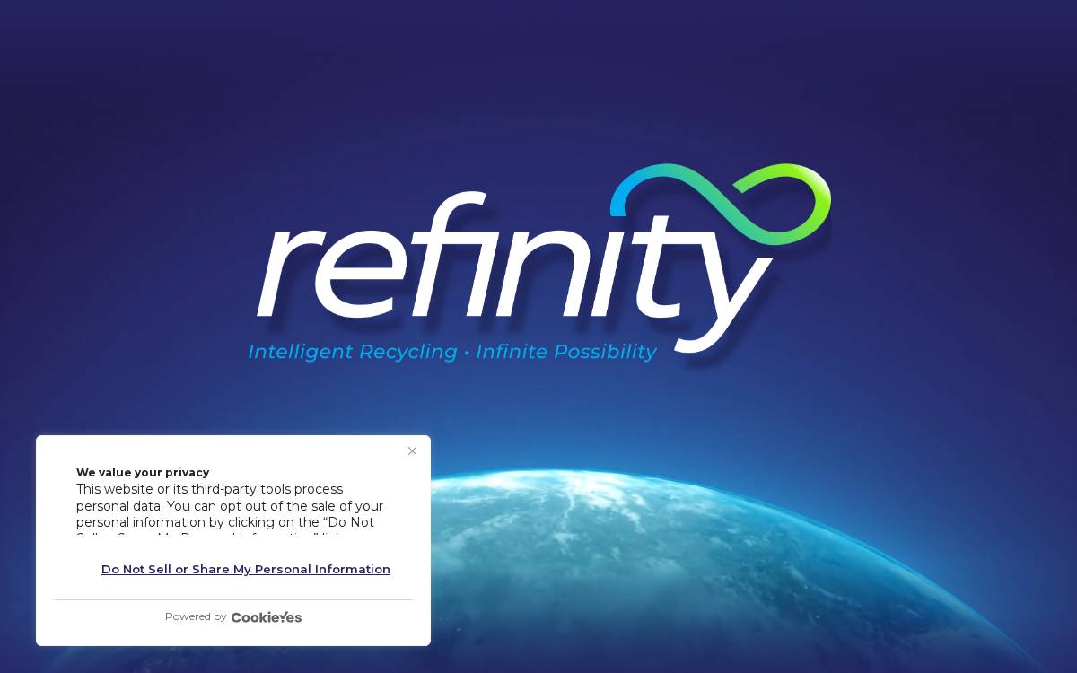 Refinity website preview
