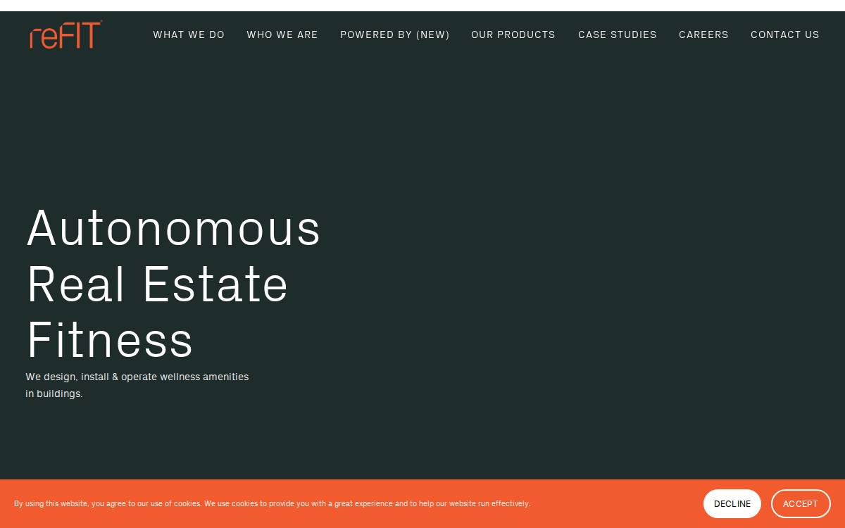 Refit website preview