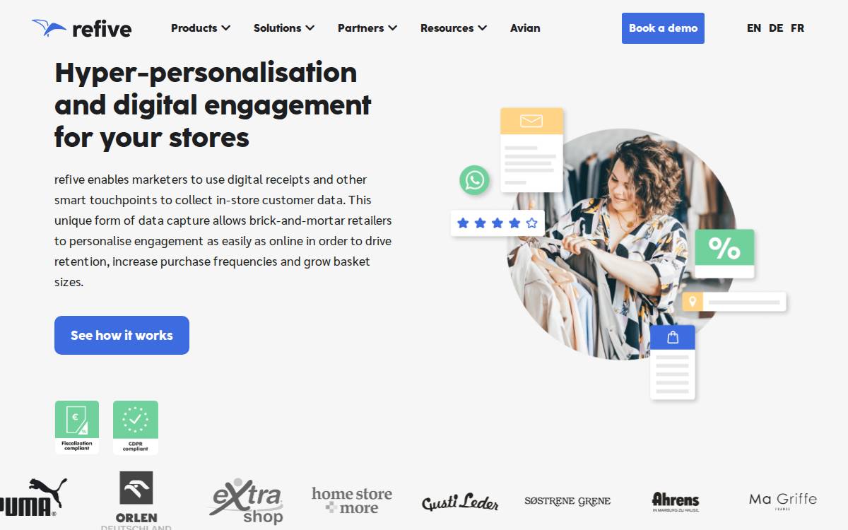 Refive website preview