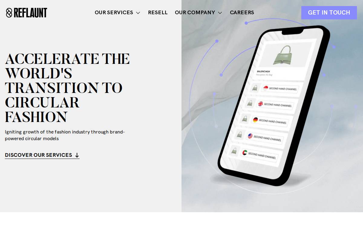Reflaunt website preview