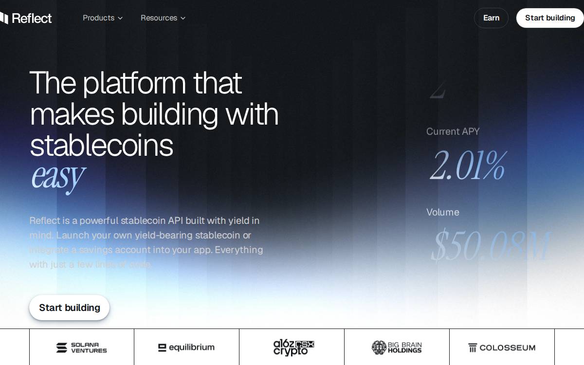 Reflect website preview