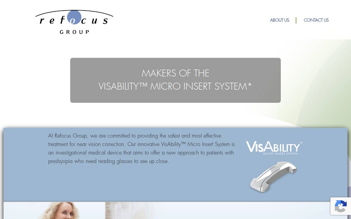 Refocus website preview