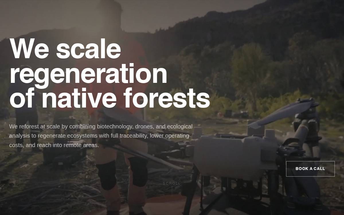 Reforest Latam website preview