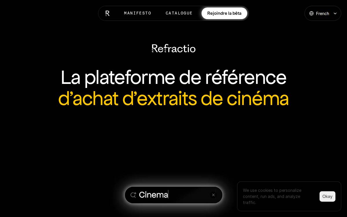 Refractio website preview