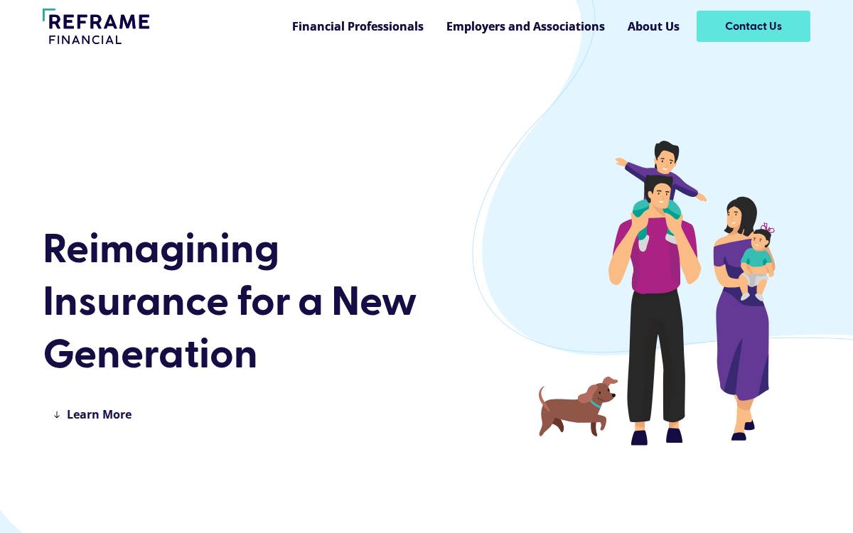 Reframe website preview