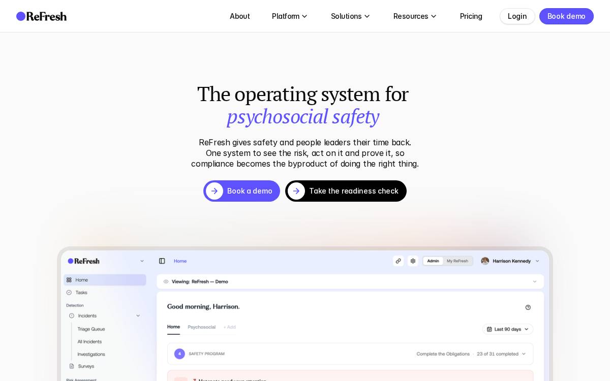 Refresh website preview