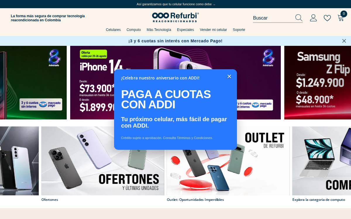 Refurbi website preview