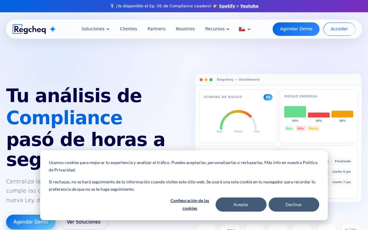 Regcheq website preview