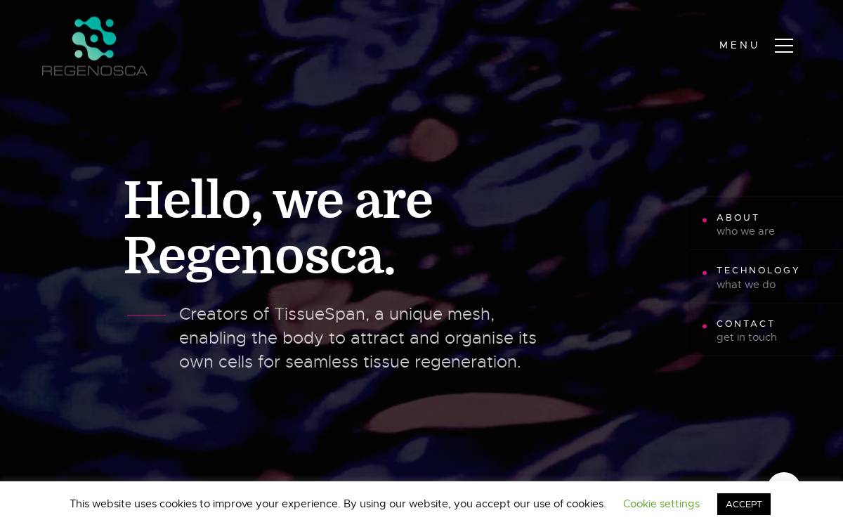 Regenosca website preview