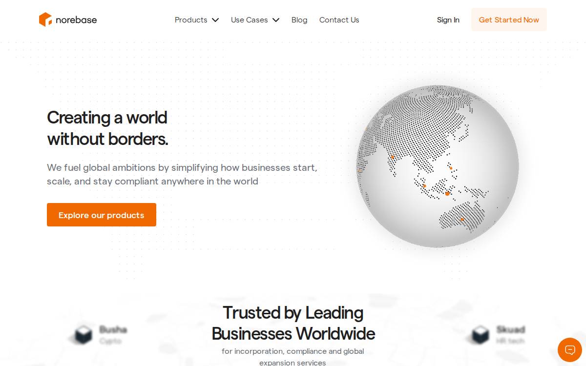 Regtech Norebase Nigeria website preview
