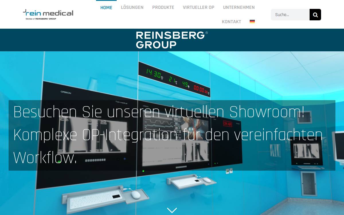 Reinmedical website preview