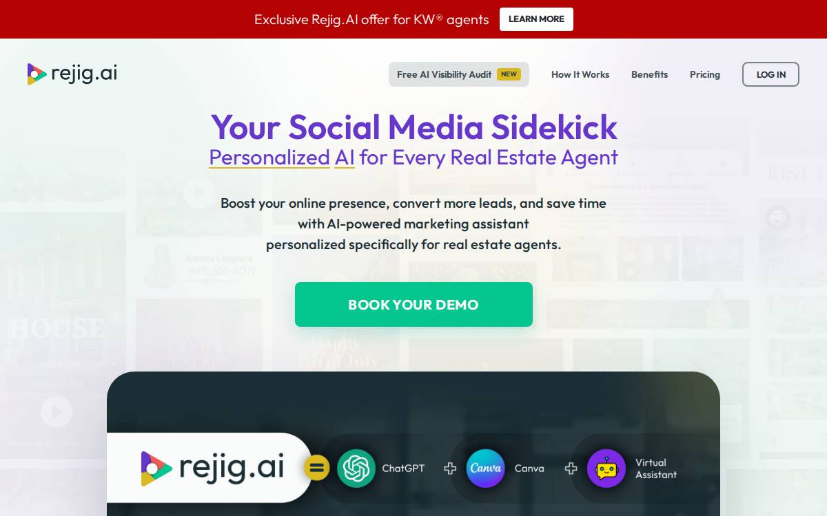 Rejig website preview