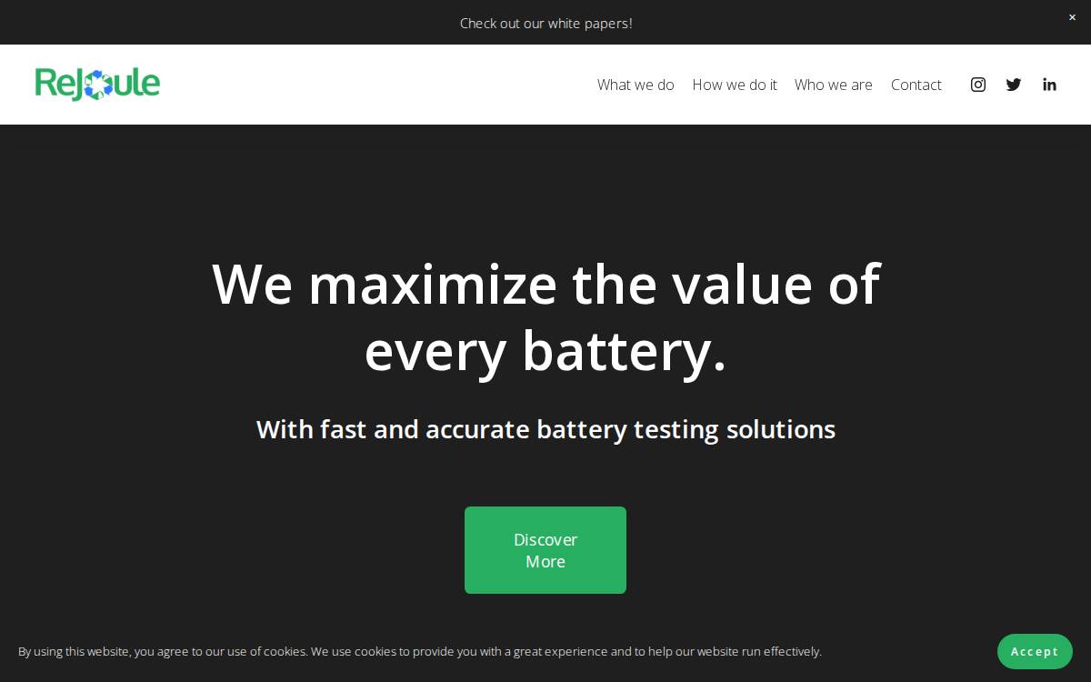Rejoule website preview