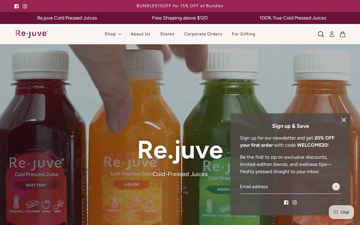 Rejuve website preview