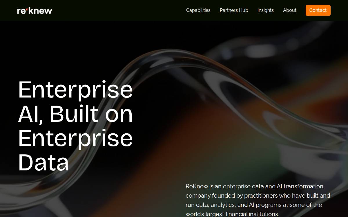 Reknew website preview