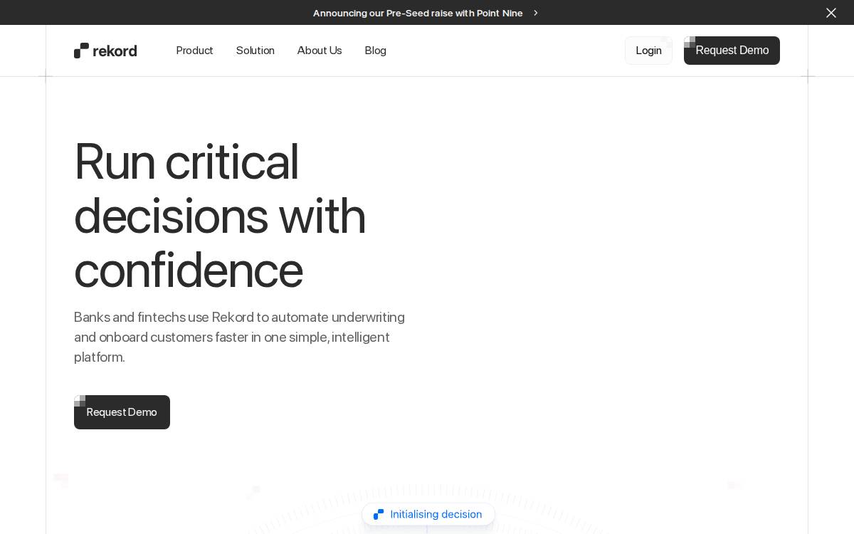 rekord website preview