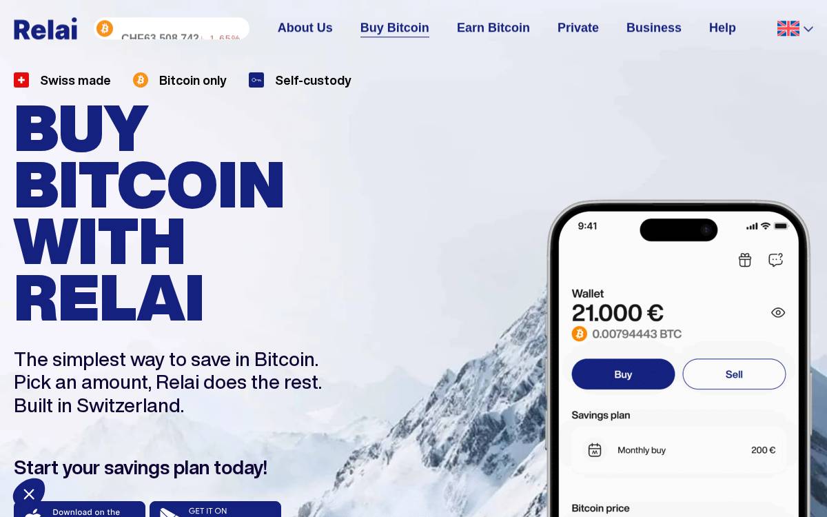 Relai website preview