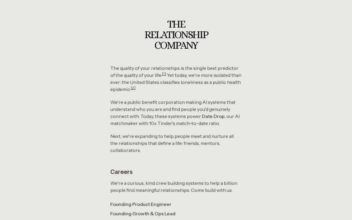 Relationship website preview
