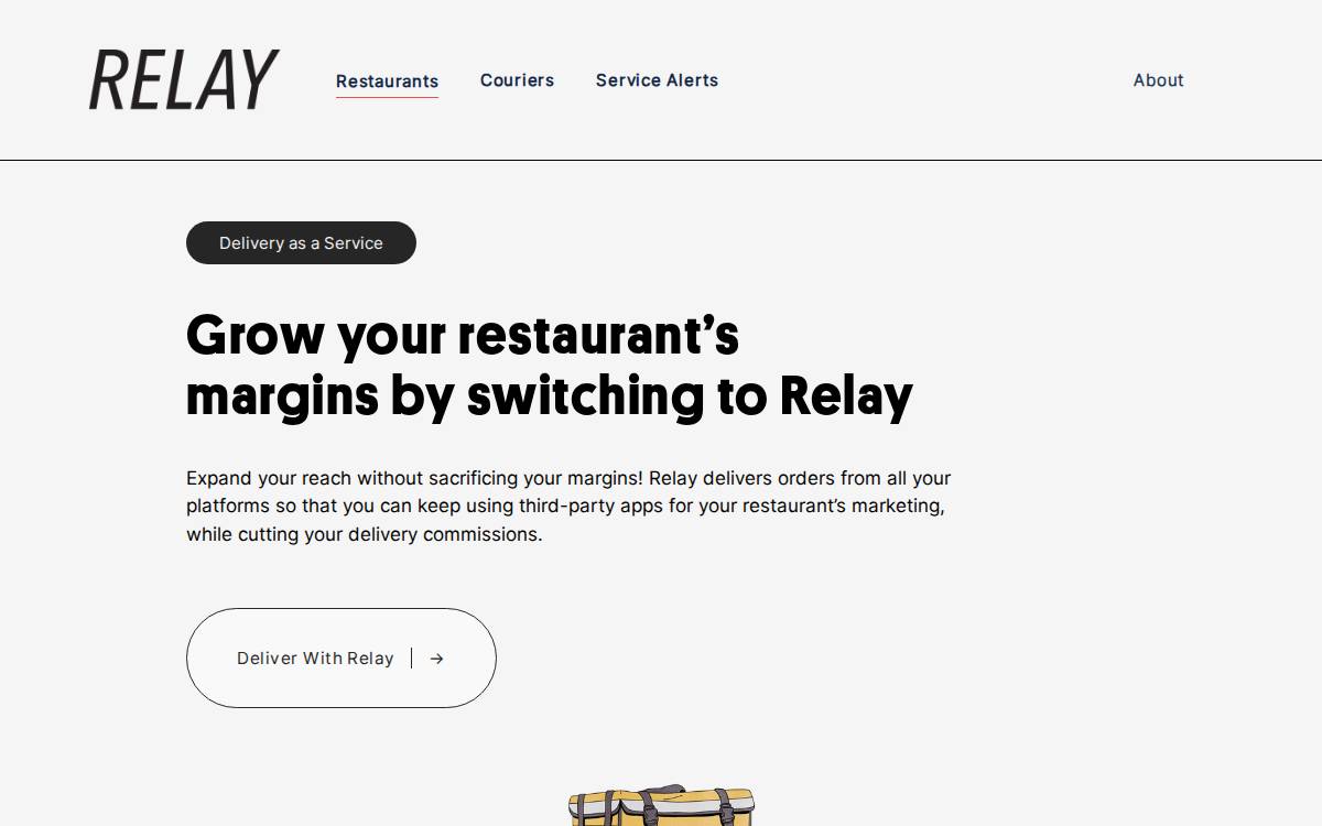 Relay website preview