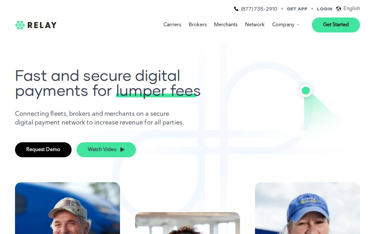 Relay Payments website preview