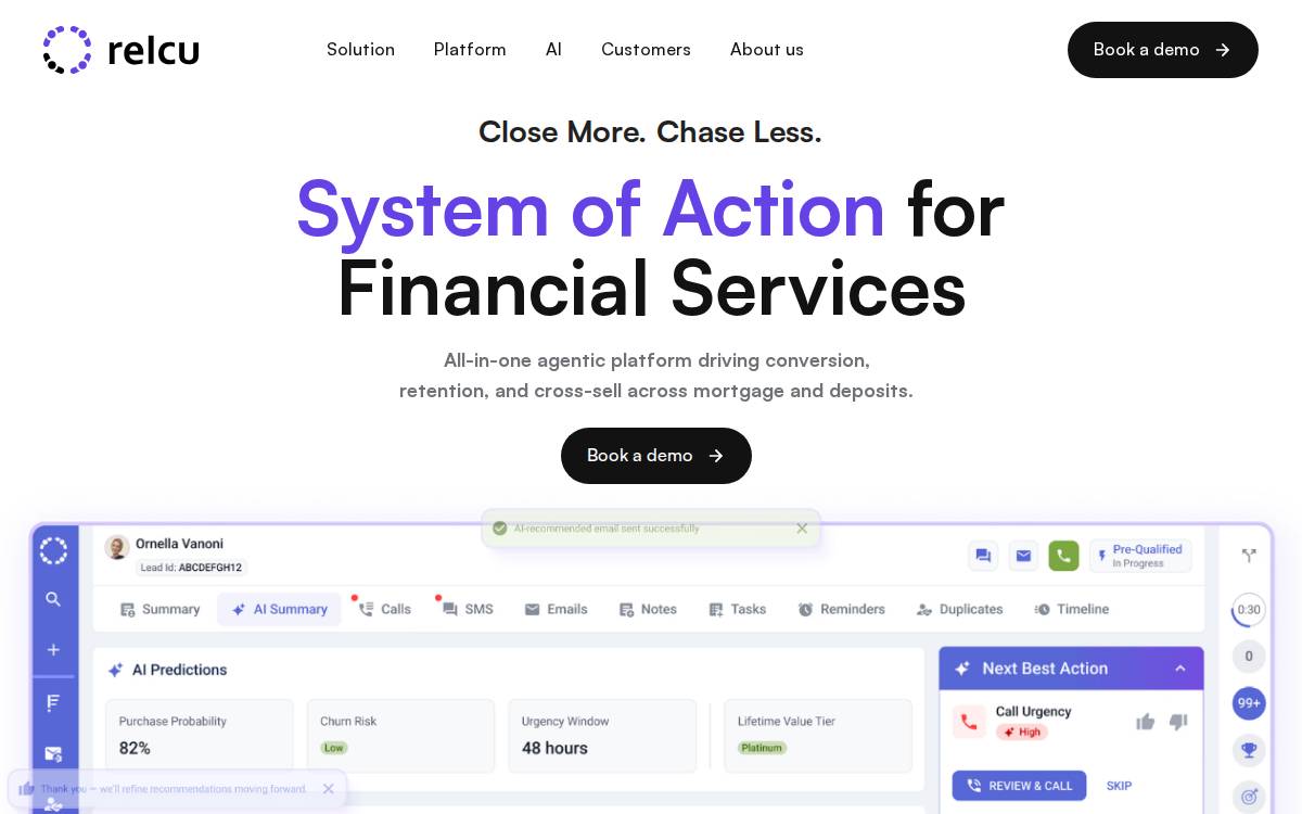 Relcu website preview
