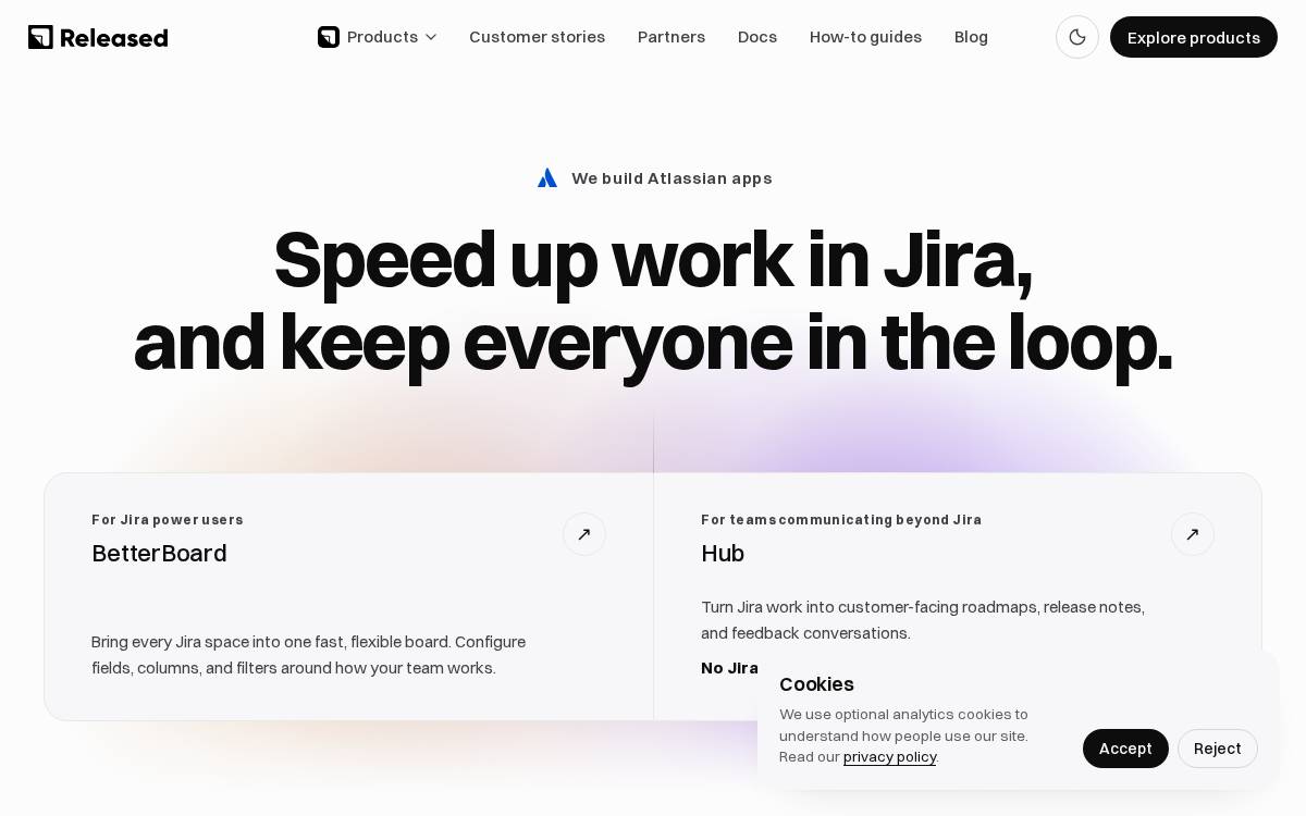 Released website preview