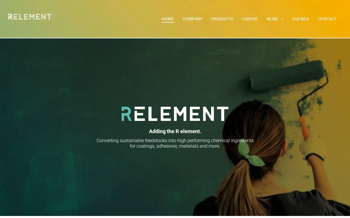 Relement website preview