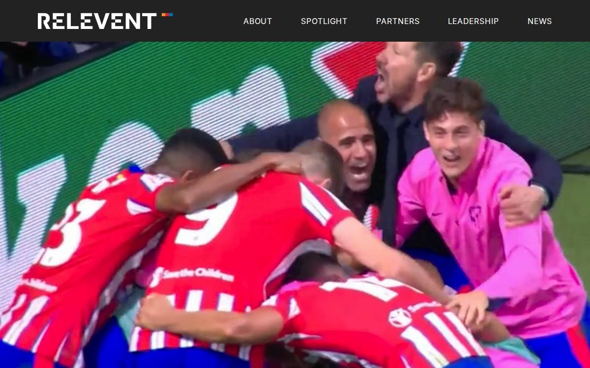Relevent Sports Group website preview