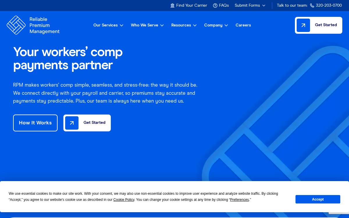 Reliablepremium website preview