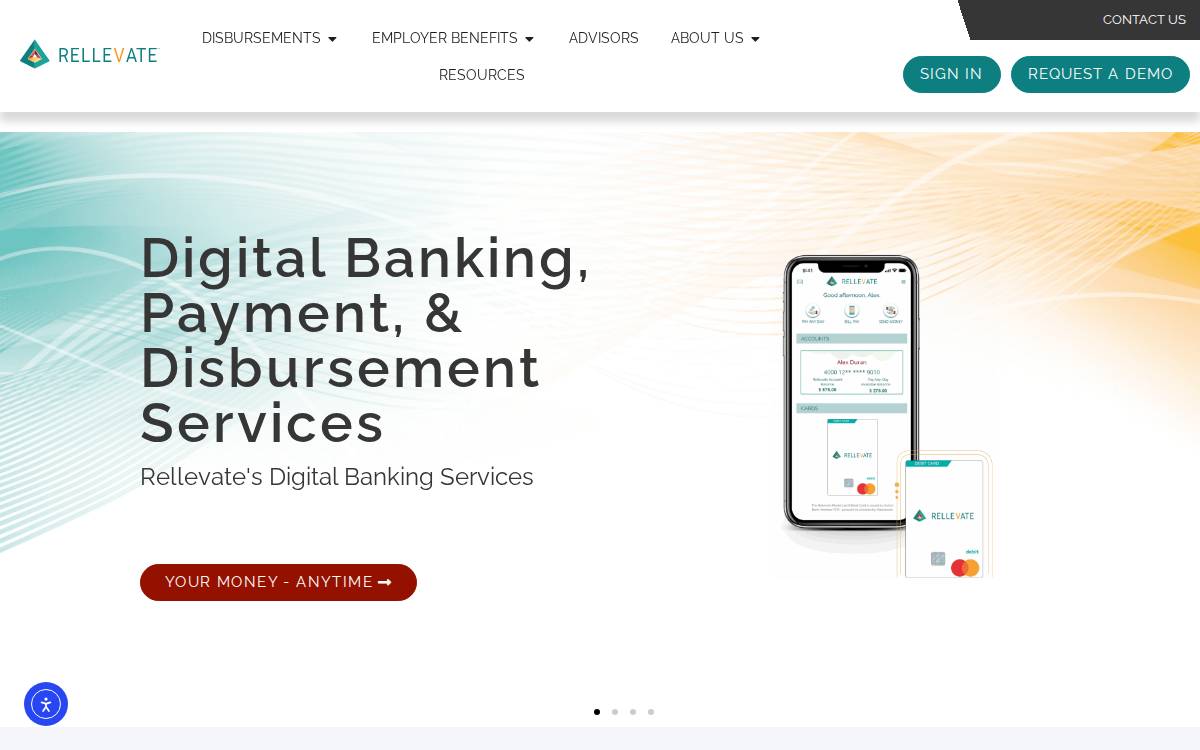 Rellevate website preview