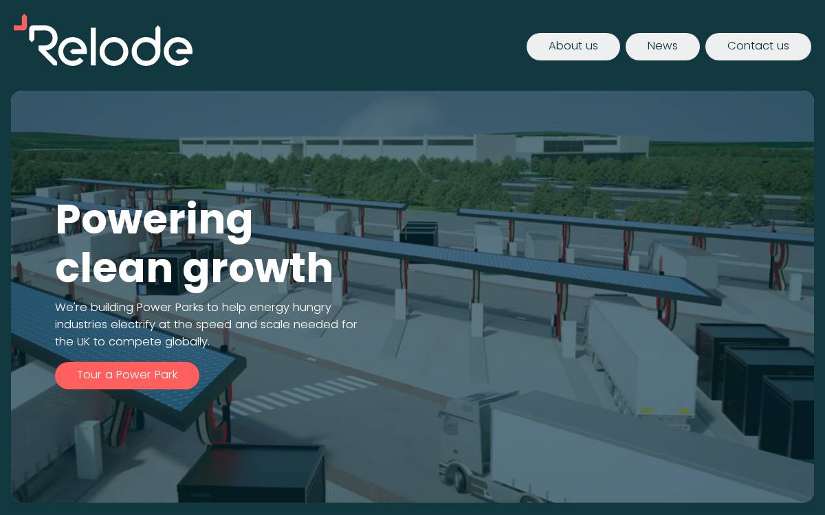 Relode website preview