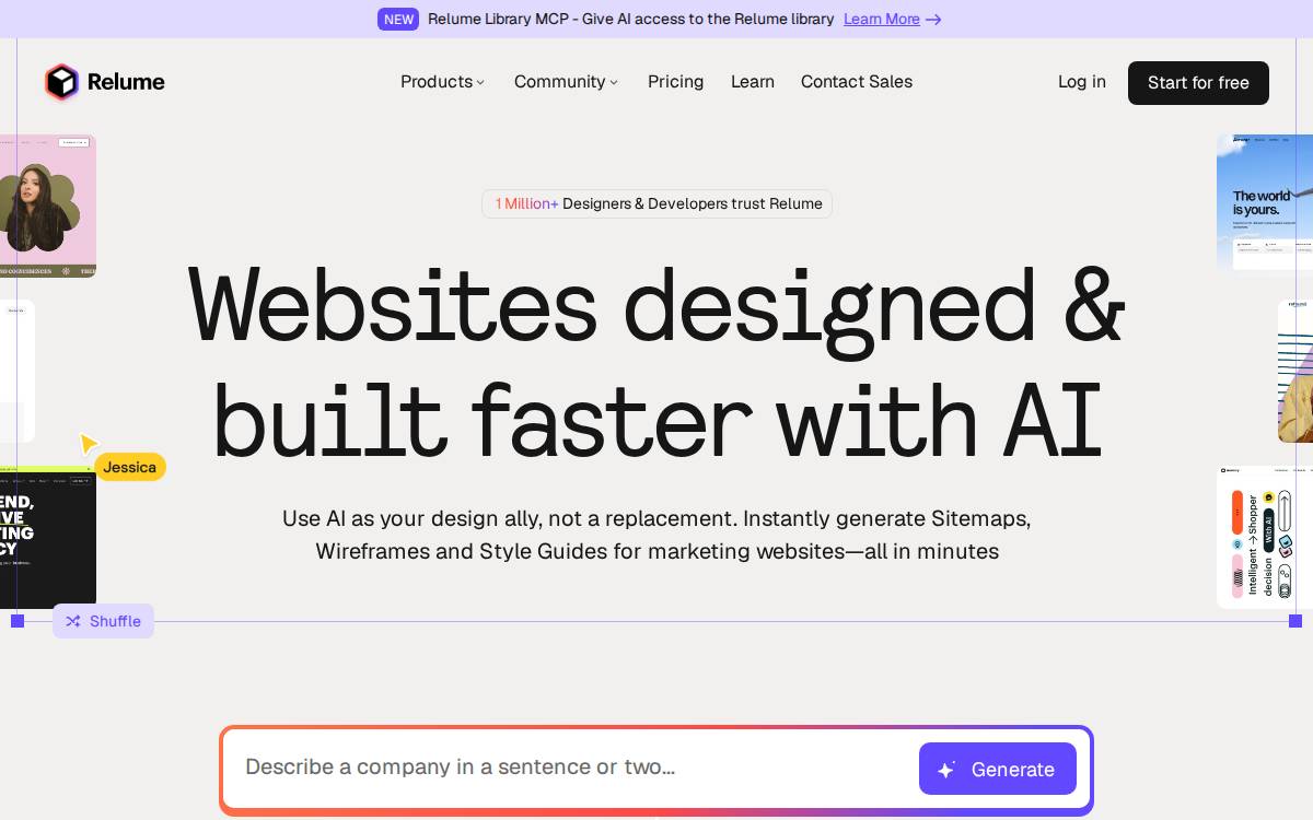 Relume website preview
