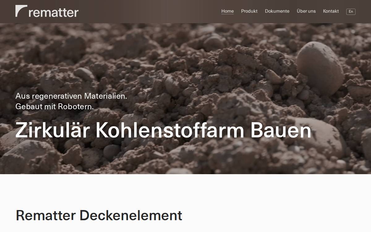 Rematter website preview