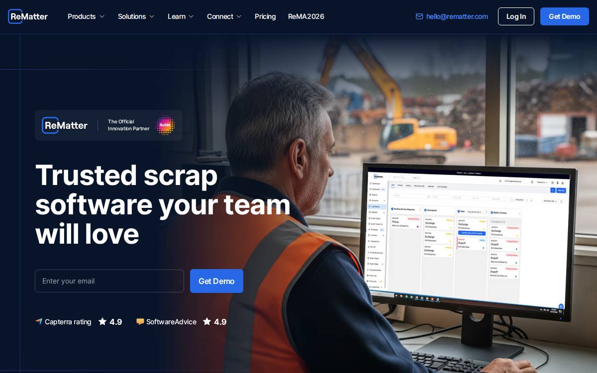 Rematter website preview