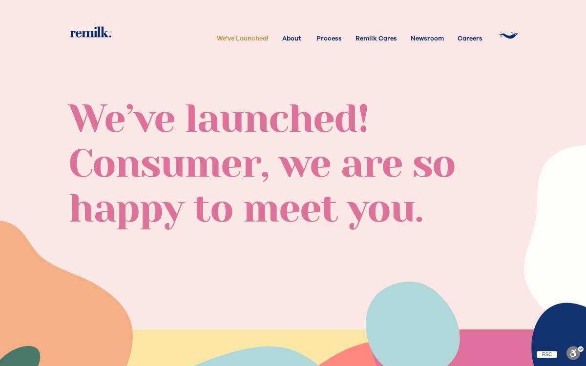 Remilk website preview