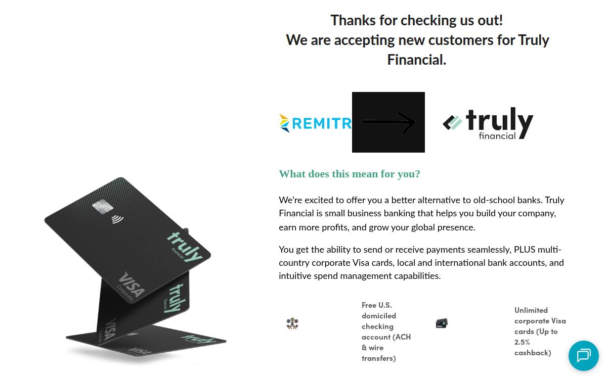 Remitr website preview