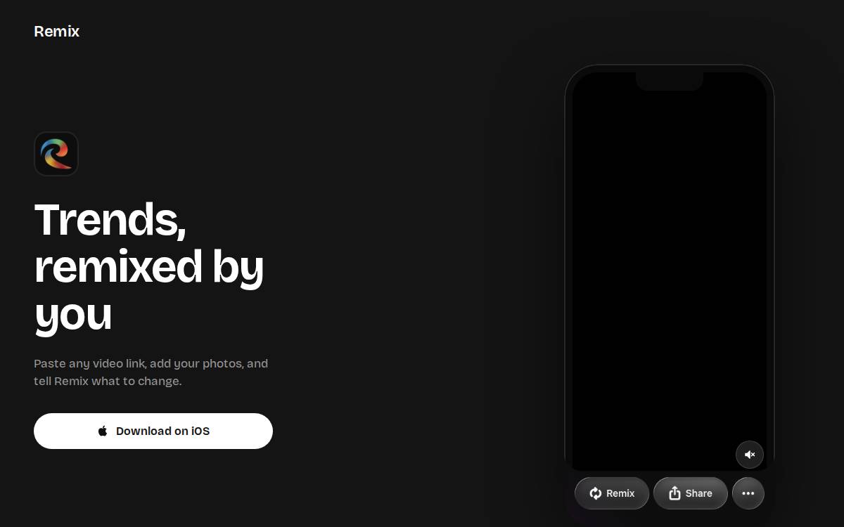 Remix website preview