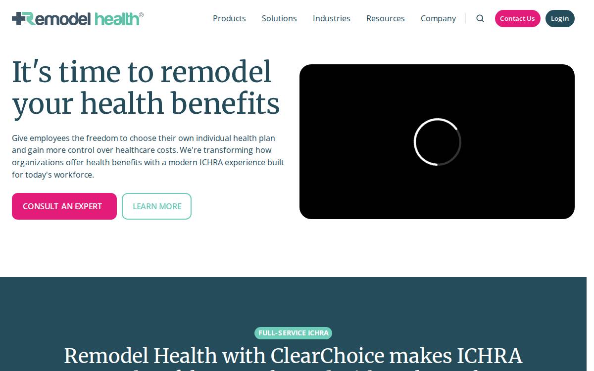 Remodel Health website preview