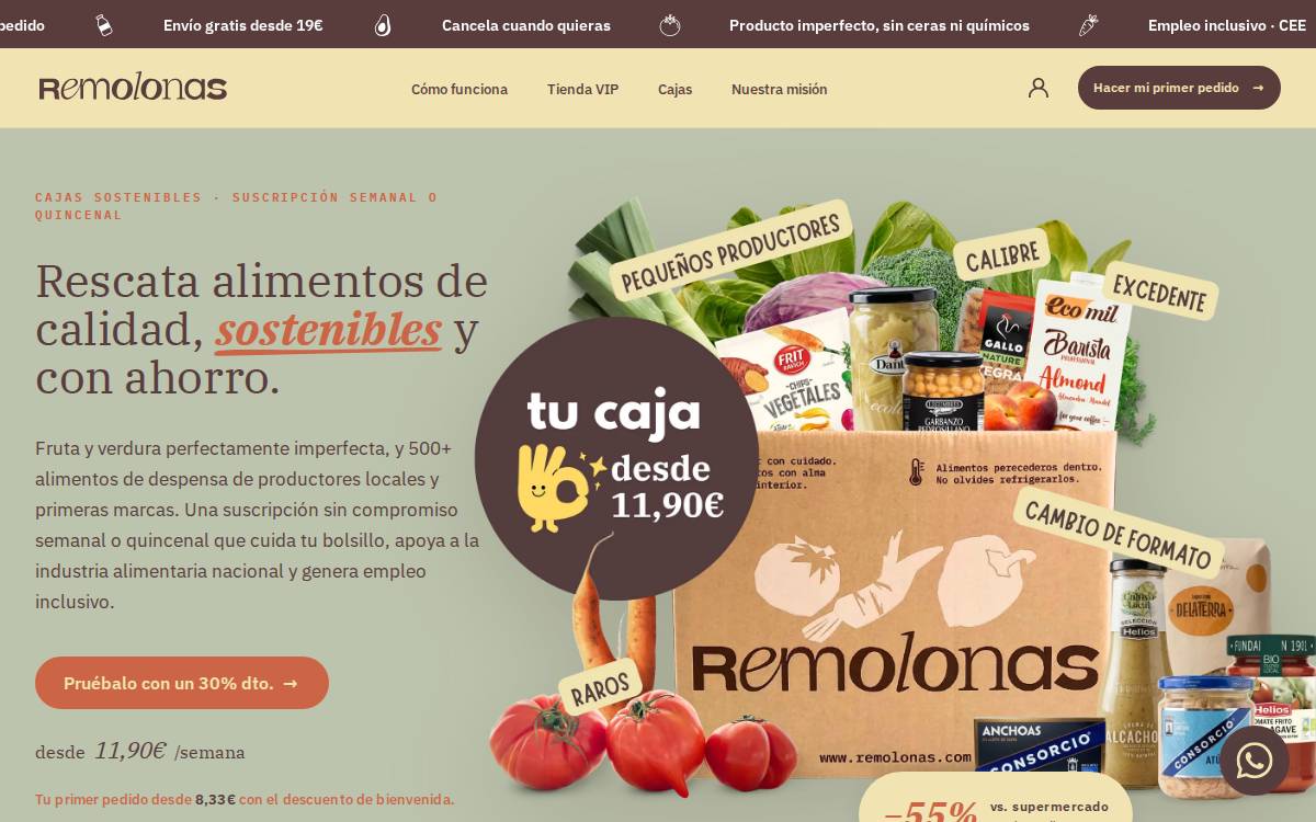 Remolonas website preview