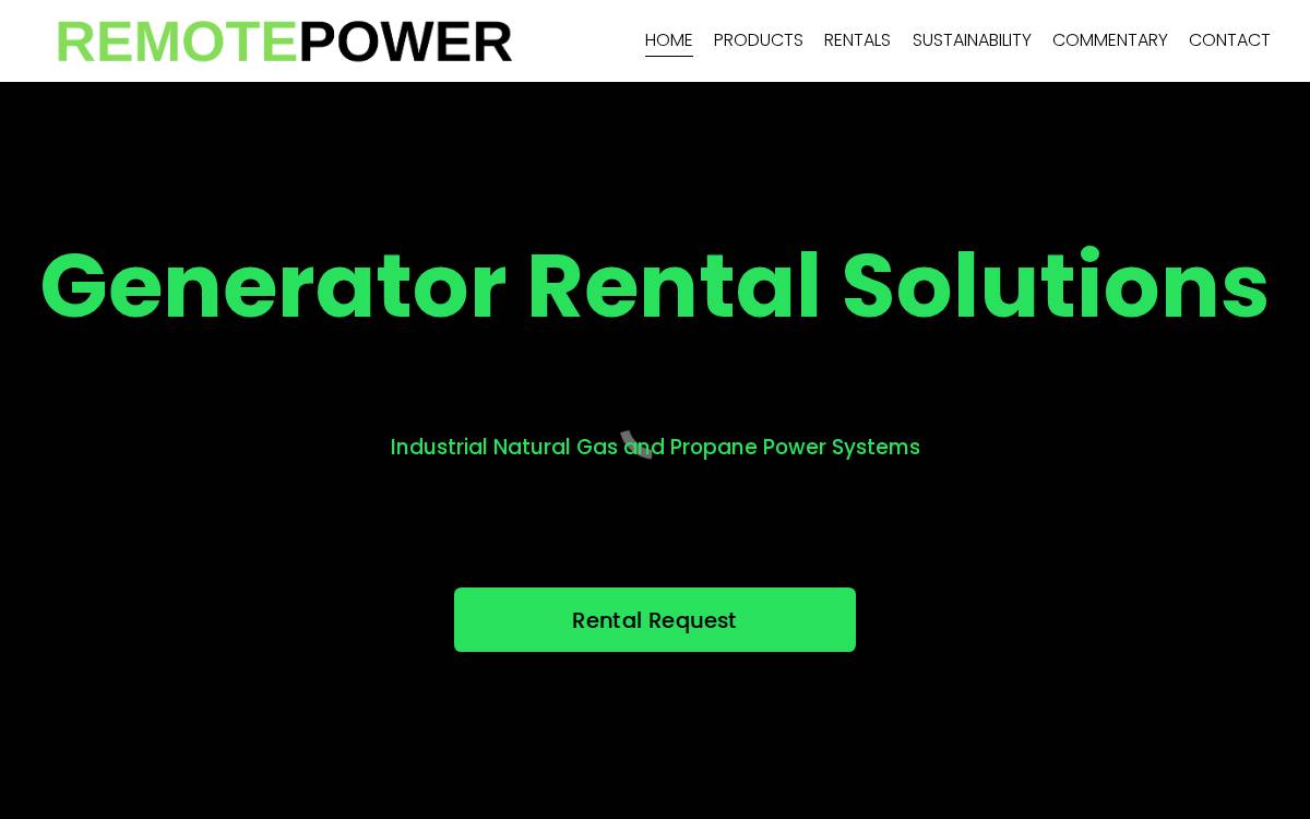 Remotepowercorp website preview