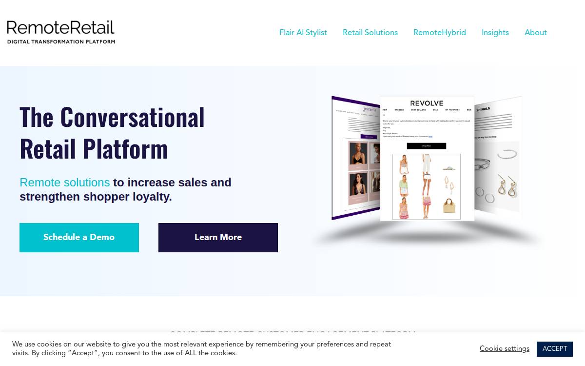 Remoteretail website preview