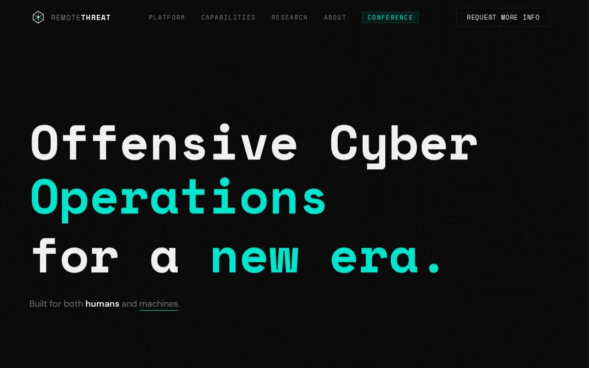 RemoteThreat website preview