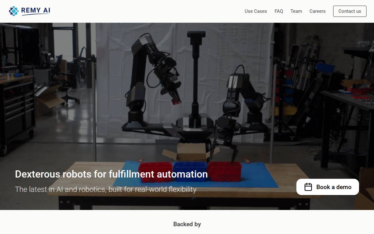 Remy AI website preview