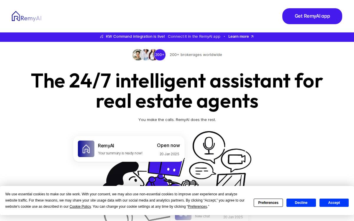 RemyAI website preview