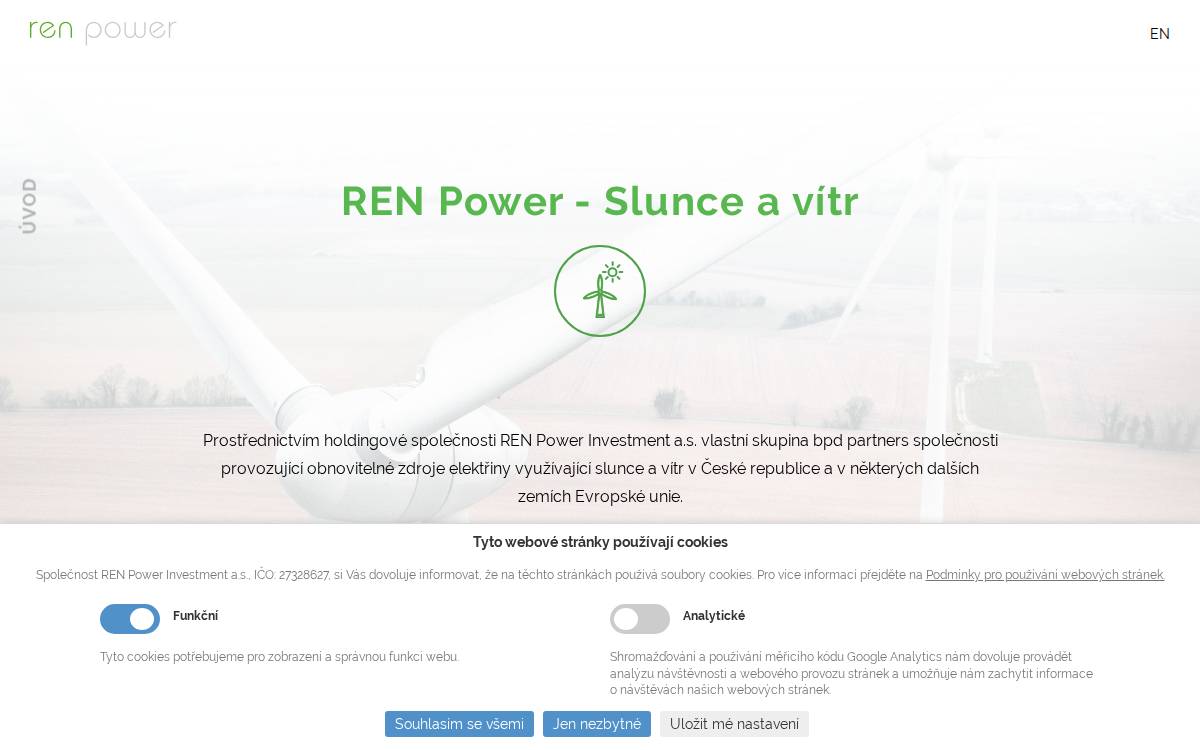 REN Power website preview
