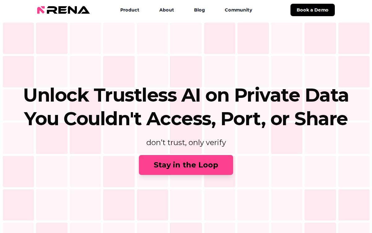 Rena Labs website preview