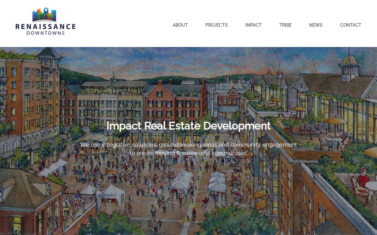Renaissancedowntowns website preview