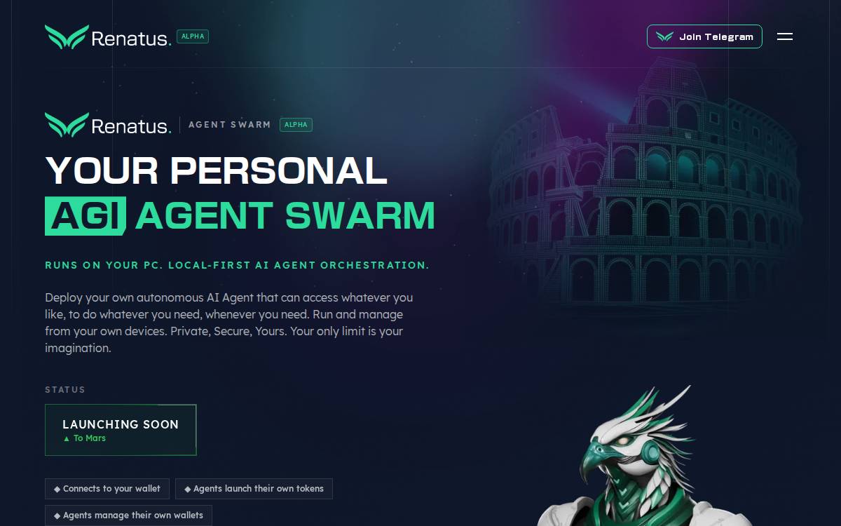 Renatus website preview