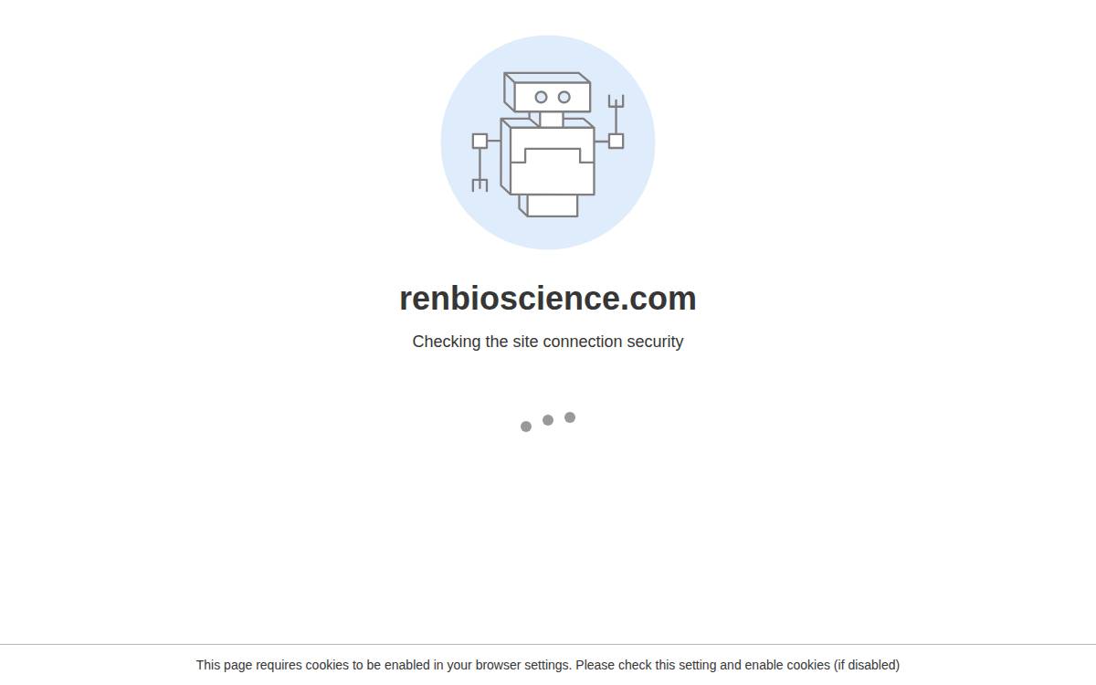 Renbioscience website preview