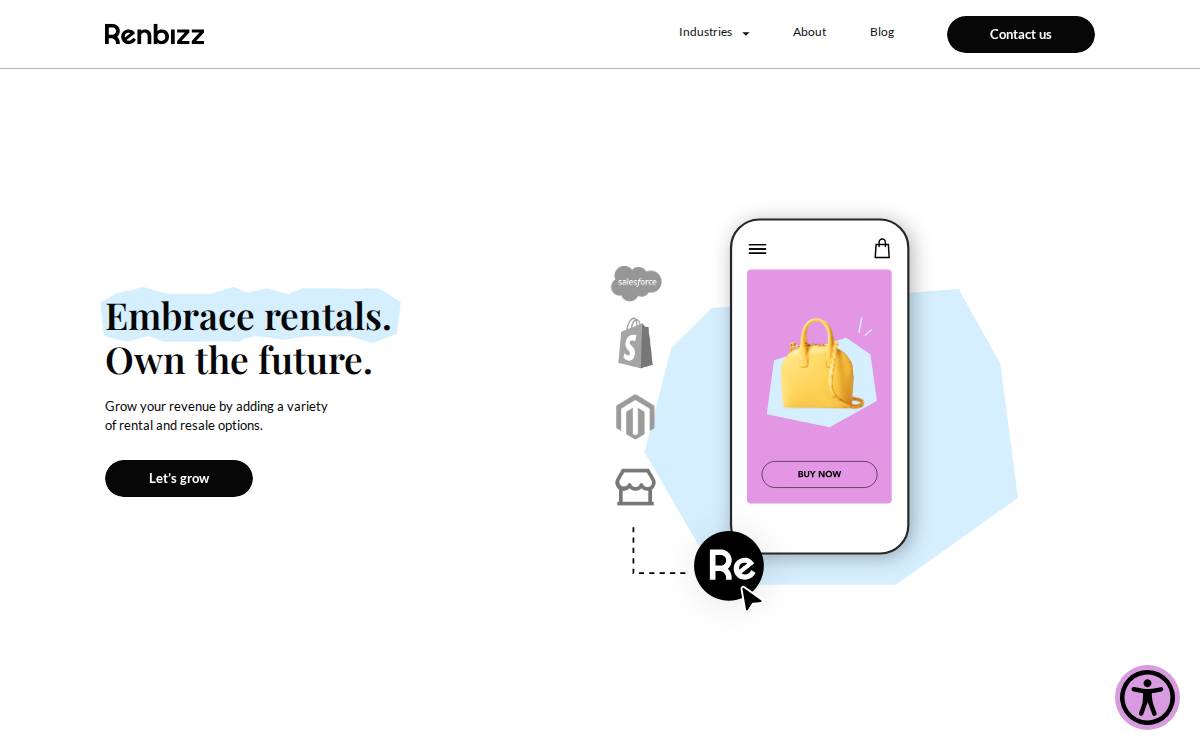 Renbizz website preview